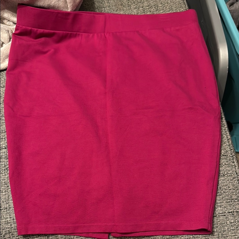Torrid Pink Pencil Skirt